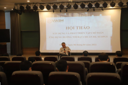 Hội thảo xây dựng và phát triển tạp chí Toán ứng dụng hướng tới đạt chuẩn ISI, SCOPUS