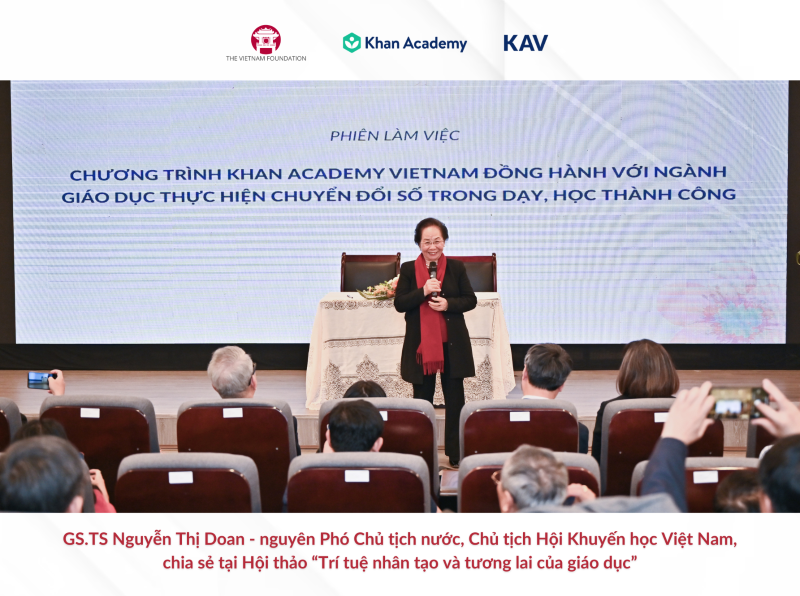 Hội thảo “Trí tuệ nhân tạo và tương lai của giáo dục” mở ra nhiều ý tưởng mới cho ứng dụng AI vào giảng dạy và học tập