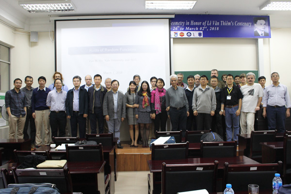 Hội nghị quốc tế Lý thuyết Nevanlinna và Hình học phức nhân dịp kỷ niệm 100 năm ngày sinh GS. Lê Văn Thiêm