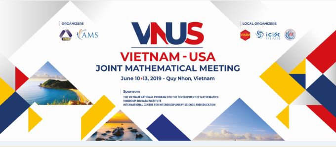 Live stream Vietnam - USA Joint Mathematical Meeting 2019