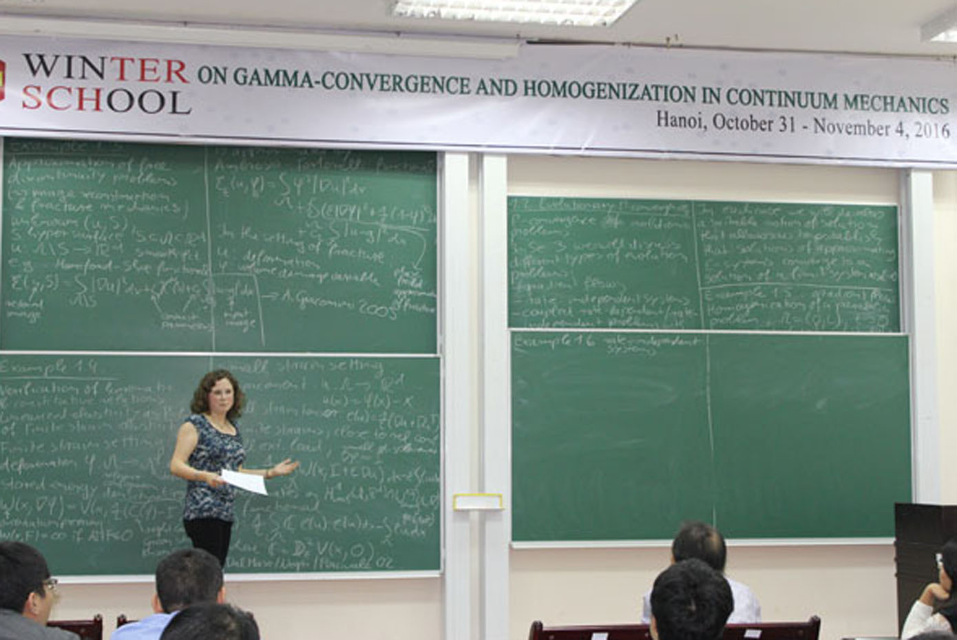 The winter school on Gamma-Convergence and Homogenization in Continuum Mechanics