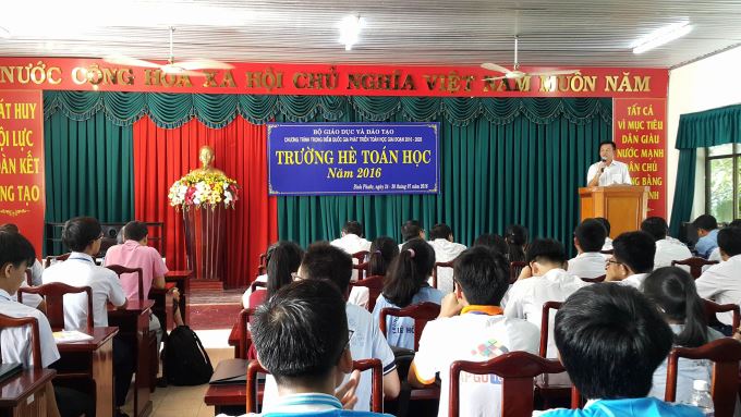 Trường hè Toán học 2016 khu vực phía Nam