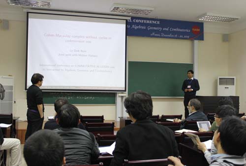 International conference on Commutative Algebra and Its Interaction to Algebraic Geometry and Combinatorics has opened