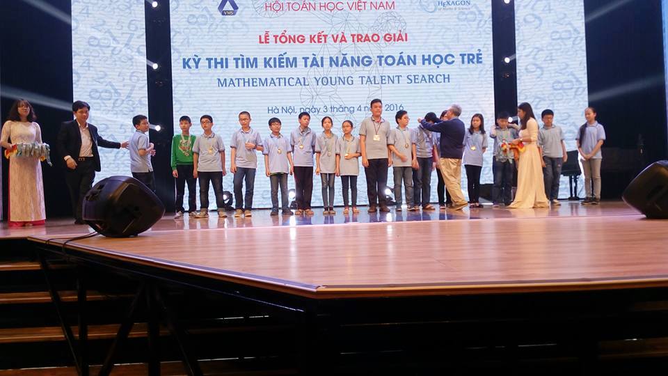 Kỳ thi tìm kiếm tài năng Toán học trẻ lần thứ 2 (MYTS 2017)